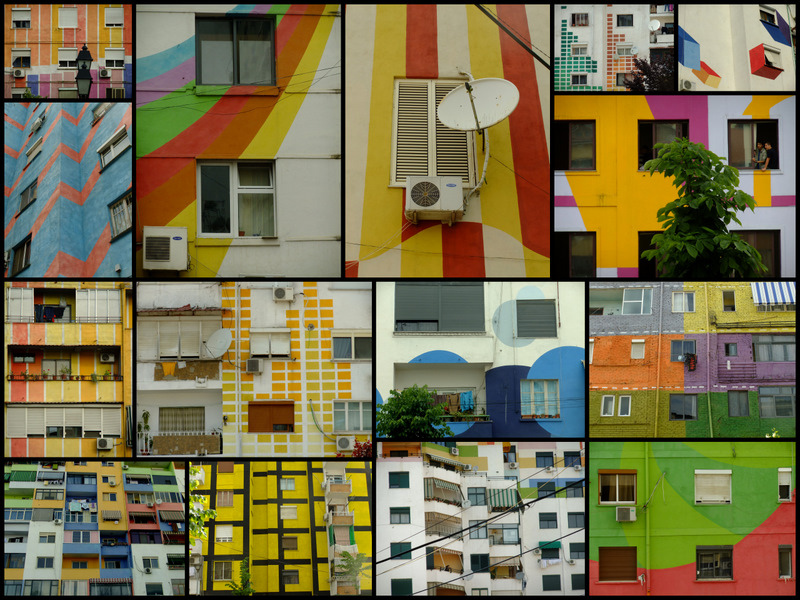 Tirana Collage by Tal Bright, Flickr, https://www.flickr.com/photos/bright/4656047644 