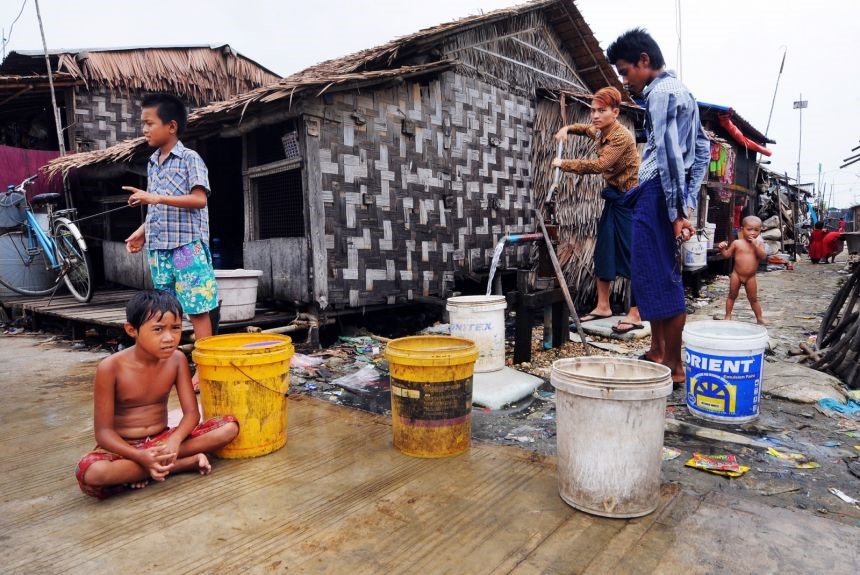 Without effective municipal services, even basic functions such as water-gathering and washing are time and labor intensive.